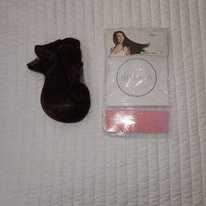 Bellami hair extensions - chocolate brown